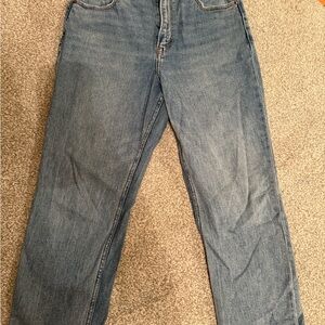 Abercrombie & Fitch Curve Love Straight Short Jeans size 10